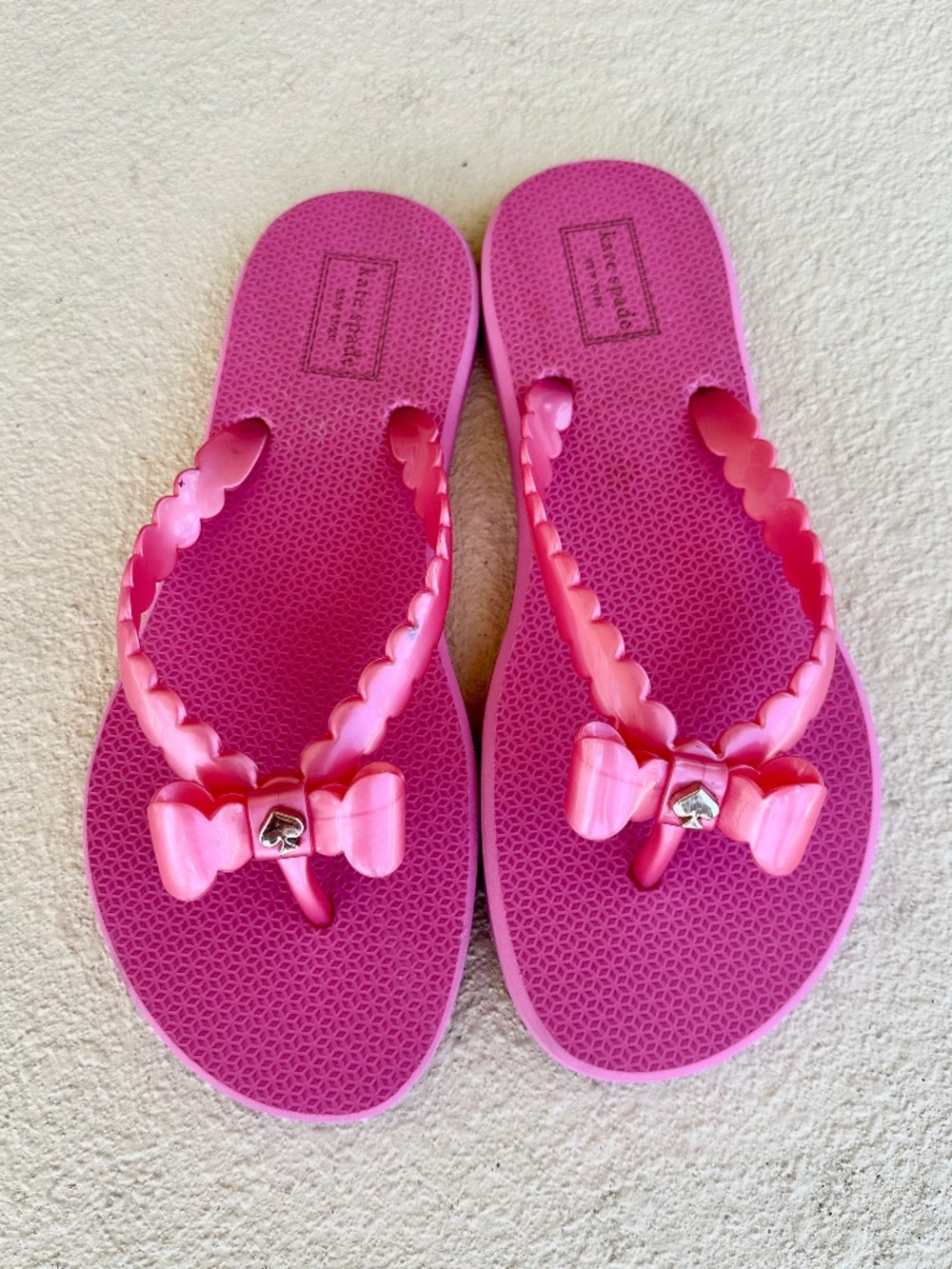 Kate Spade New York Denise Bow Flip-Flops, Size 9